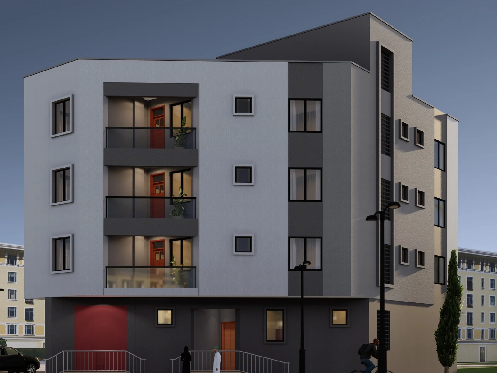 Apartment Building in Nairobi by Ardhiscope Design and Build